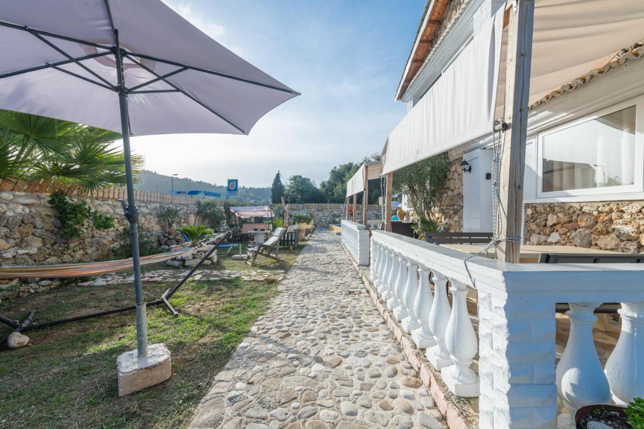 Stelios Stone House Sinarades Villa Kuramádesz Kültér fotó